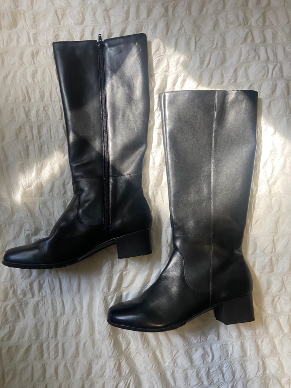 NWOT Elites by Walking Cradles Genuine Leather Riding Boots Sz 10.5M